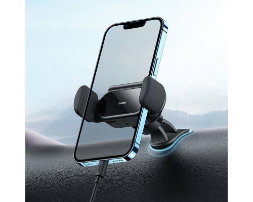 Автотримач для телефона Baseus Steel Cannon pro Solar Electric Car Mount Black (SUGP010001) Автотримач для телефона Baseus Steel Cannon pro Solar Electric Car Mount Black (SUGP010001)
