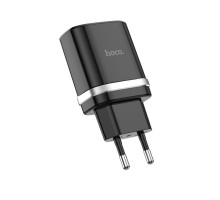 Мережевий зарядний пристрій HOCO C12Q Smart QC3.0 charger 18W Black (6931474716255) 