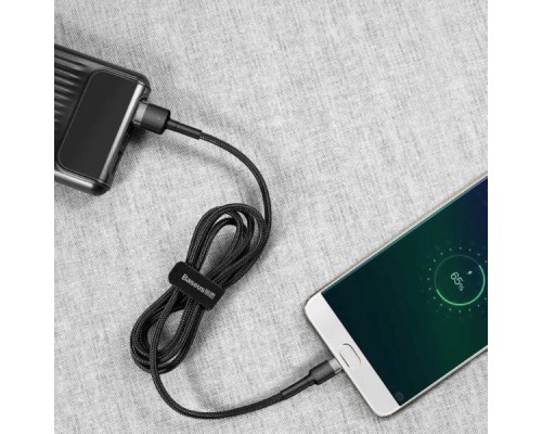 Кабель Baseus Cafule Cable USB For Micro 2.4A 1m Gray+Black (CAMKLF-BG1) Кабель Baseus Cafule Cable USB For Micro 2.4A 1m Gray+Black (CAMKLF-BG1)