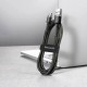 Кабель Baseus Cafule Cable USB For Micro 2.4A 1m Gray+Black (CAMKLF-BG1)