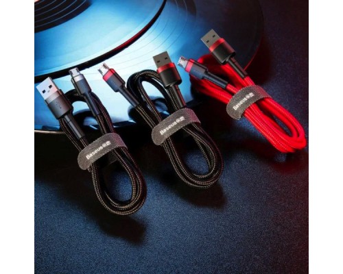 Кабель Baseus Cafule Cable USB For Micro 2.4A 1m Gray+Black (CAMKLF-BG1) Кабель Baseus Cafule Cable USB For Micro 2.4A 1m Gray+Black (CAMKLF-BG1)