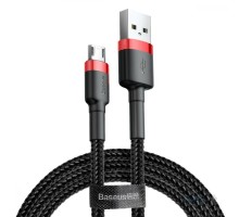 Кабель Baseus Cafule Cable USB For Micro 1.5A 2m Red+Black (CAMKLF-C91) 