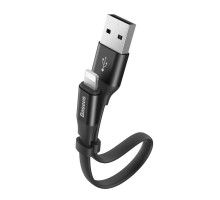 Кабель Baseus Nimble Portable Cable For Apple 23CM Black (CALMBJ-B01) 