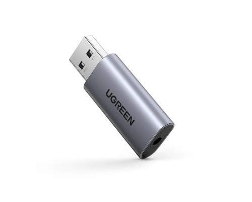 Адаптер (Звукова карта) UGREEN CM383 USB External Stereo Sound Adapter (UGR-80864) (UGR-80864) Адаптер (Звукова карта) UGREEN CM383 USB External Stereo Sound Adapter (UGR-80864) (UGR-80864)