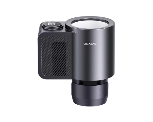 Чашка для охолодження напоїв Usams US-ZB230 Car Quick Cooling Smart Cup Dark grey (ZB230LRB01) Чашка для охолодження напоїв Usams US-ZB230 Car Quick Cooling Smart Cup Dark grey (ZB230LRB01)