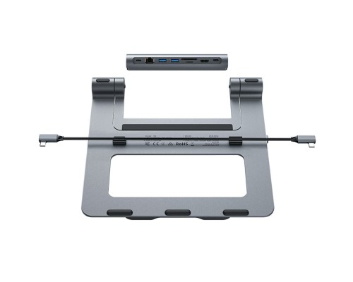 Підставка для ноутбука ACEFAST E5 PLUS USB-C multifunctional stand HUB for laptop (AFE5) 