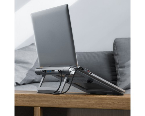 Підставка для ноутбука ACEFAST E5 PLUS USB-C multifunctional stand HUB for laptop (AFE5) 