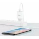 МЗП Usams T21 Charger kit T18 single USB EU charger +Uturn Lightning cable White (T21OCLN01)