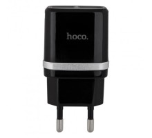 Мережевий зарядний пристрій HOCO C12 Smart dual USB charger Black (6957531063094) 