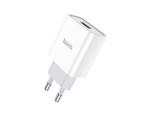 Мережевий зарядний пристрій HOCO C81A Asombroso single port charger White (6931474727930) Мережевий зарядний пристрій HOCO C81A Asombroso single port charger White (6931474727930)