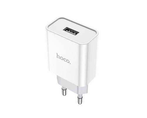Мережевий зарядний пристрій HOCO C81A Asombroso single port charger White (6931474727930) Мережевий зарядний пристрій HOCO C81A Asombroso single port charger White (6931474727930)