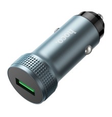 Автомобільний зарядний пристрій HOCO Z49A Level single port QC3.0 18W Metal Gray (6931474795694)