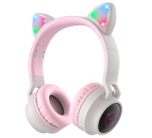 Навушники HOCO W27 Cat ear wireless headphones Grey (6931474718457) 