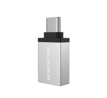 Адаптер BOROFONE BV3 adapter USB-A to USB-C aka Type-C converter, OTG support, USB 3.0 (BV3) 