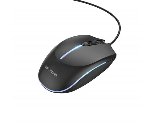 Миша BOROFONE BG10 Soaring game luminous wired mouse Black (BG10B) Миша BOROFONE BG10 Soaring game luminous wired mouse Black (BG10B)
