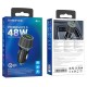 Автомобільний зарядний пристрій BOROFONE BZ21 Brilliant 48W dual port PD30W+QC3.0 car charger Black (BZ21B)