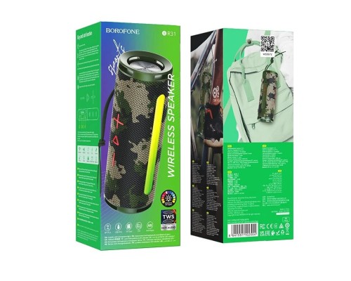 Портативна колонка BOROFONE BR31 Gamble sports BT speaker Camouflage (BR31C) Портативна колонка BOROFONE BR31 Gamble sports BT speaker Camouflage (BR31C)