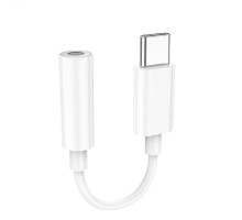 Аудiокабель HOCO LS35 Type-C to 3.5mm digital audio converter White (6931474790767) 