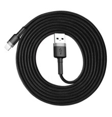 Кабель Baseus Cafule Cable USB For Lightning 1.5A 2m Gray+Black (CALKLF-CG1)