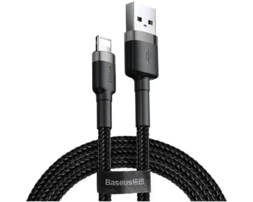 Кабель Baseus Cafule Cable USB For Lightning 1.5A 2m Gray+Black (CALKLF-CG1) Кабель Baseus Cafule Cable USB For Lightning 1.5A 2m Gray+Black (CALKLF-CG1)