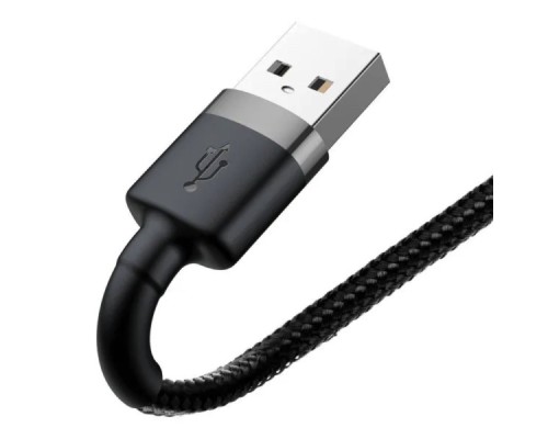 Кабель Baseus Cafule Cable USB For Lightning 1.5A 2m Gray+Black (CALKLF-CG1) Кабель Baseus Cafule Cable USB For Lightning 1.5A 2m Gray+Black (CALKLF-CG1)