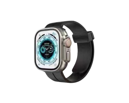 Ремінець для годинника Apple Watch Magnetic 42/44/45/49mm Black (Magnetic42-Black) 