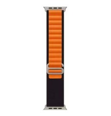 Ремінець для годинника Apple Watch Alpine Loop 42/44/45/49mm 6.Orange-Black (Alpin42-6.Orange-Black)