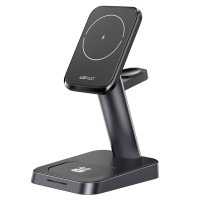 Бездротовий зарядний пристрій ACEFAST E3 desktop three-in-one wireless charging stand (AFE3) 