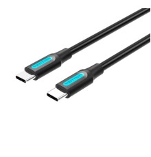 Кабель Vention USB 2.0 C Male to Male Cable 1M Black PVC Type (COSBF) (COSBF)