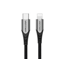 Кабель Vention USB 2.0 C to Lightning Cable 1M Gray Aluminum Alloy Type (TACHF) (TACHF) 