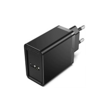 Мережевий зарядний пристрій Vention 1-port USB Wall Charger(12W) EU-Plug Black (FAAB0-EU) (FAAB0-EU)