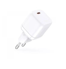 Зарядний пристрій Vention 1-port USB-C GaN Charger(30W) EU-Plug White (FAKW0-EU) (FAKW0-EU)