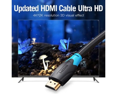 Кабель Vention HDMI-HDMI, 1 м, v2.0 (AACBF) (AACBF) Кабель Vention HDMI-HDMI, 1 м, v2.0 (AACBF) (AACBF)