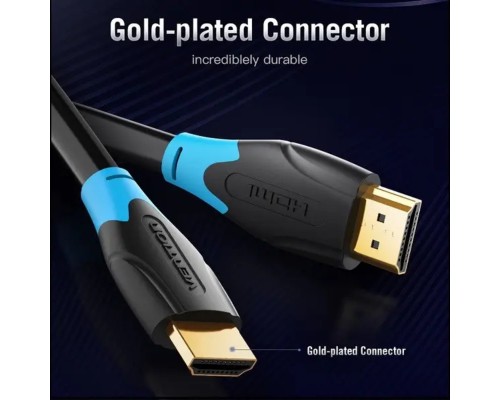 Кабель Vention HDMI-HDMI, 1 м, v2.0 (AACBF) (AACBF) Кабель Vention HDMI-HDMI, 1 м, v2.0 (AACBF) (AACBF)