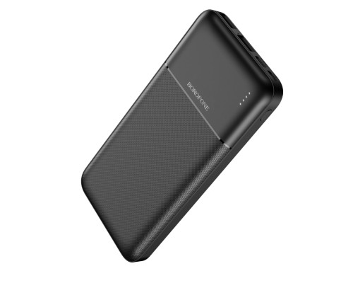 Зовнішній акумулятор BOROFONE BJ16 Cube power bank 10000mAh  Black (BJ16B) 