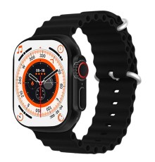 Смарт-годинник Keqiwear WS-C9 Ultra Black (6974324910844)