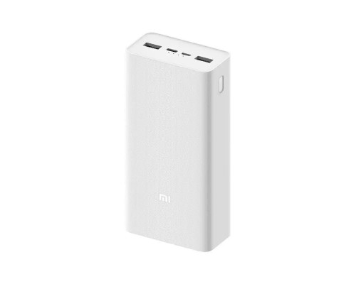 Зовнішній акумулятор Xiaomi Mi Power Bank 3 30000mAh 24W Fast Charge PB3018ZM White (VXN4307CN) Зовнішній акумулятор Xiaomi Mi Power Bank 3 30000mAh 24W Fast Charge PB3018ZM White (VXN4307CN)