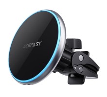 Тримач для мобiльного з БЗП ACEFAST D3 magnetic wireless charging car holder Silver (AFD3S) 