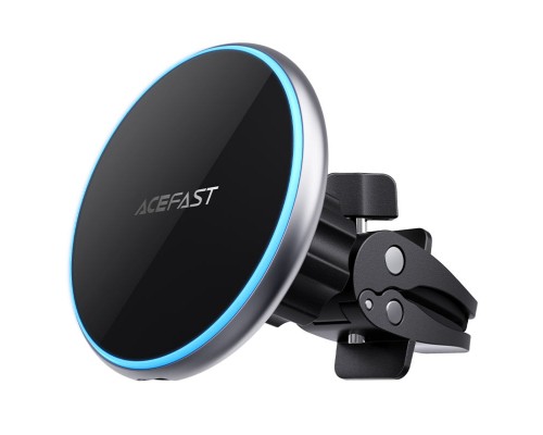Тримач для мобiльного з БЗП ACEFAST D3 magnetic wireless charging car holder Silver (AFD3S) Тримач для мобiльного з БЗП ACEFAST D3 magnetic wireless charging car holder Silver (AFD3S)