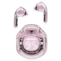 Бездротові навушники ACEFAST T8 Crystal color (2) bluetooth earbuds Lotus Pink (6974316282242)