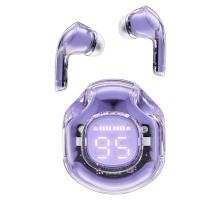 Бездротові навушники ACEFAST T8 Crystal color (2) bluetooth earbuds Alfalfa Purple (AFT8AP) 