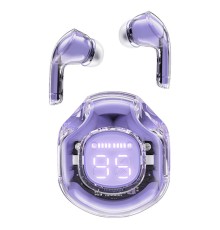 Бездротові навушники ACEFAST T8 Crystal color (2) bluetooth earbuds Alfalfa Purple (AFT8AP) 
