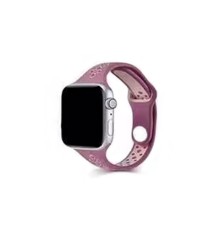 Ремінець для годинника Apple Watch Small Waist two colors 42/44/45/49mm Purple-Apricot (SmWaist42-Purple-Apricot)