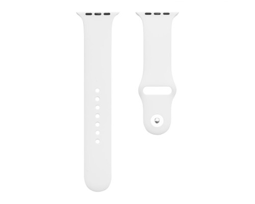 Ремінець для годинника Apple Watch Silicone Classic 42/44/45/49mm 9.White (Classic42-9.White) 