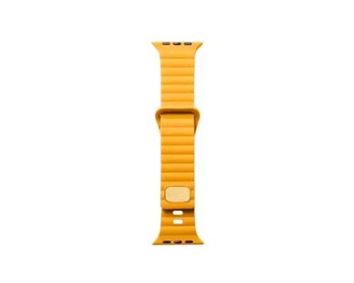 Ремінець для годинника Apple Watch Lightning Buckle 42/44/45/49mm Yellow (LighBu42-Yellow) 