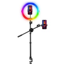Відеосвітло Ulanzi Vijim Desk Overhead RGB Ring Light Stand Kit (UV-2903 K16) (UV-2903)