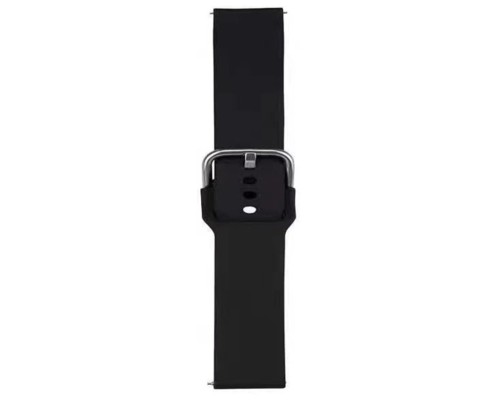 Ремінець для годинника Universal Buckle Solid 20mm Black (Buckle20-Black) 