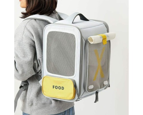Рюкзак-переноска PETKIT Breezy xZone Pet Carrier grey (P7703-G) (P7703-G) 