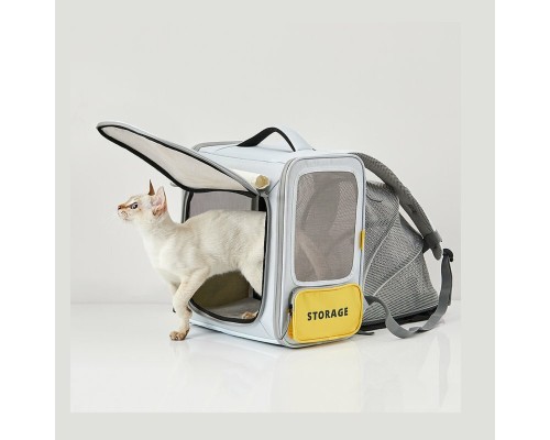 Рюкзак-переноска PETKIT Breezy xZone Pet Carrier grey (P7703-G) (P7703-G) 