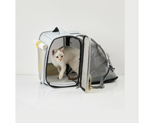 Рюкзак-переноска PETKIT Breezy xZone Pet Carrier grey (P7703-G) (P7703-G) 